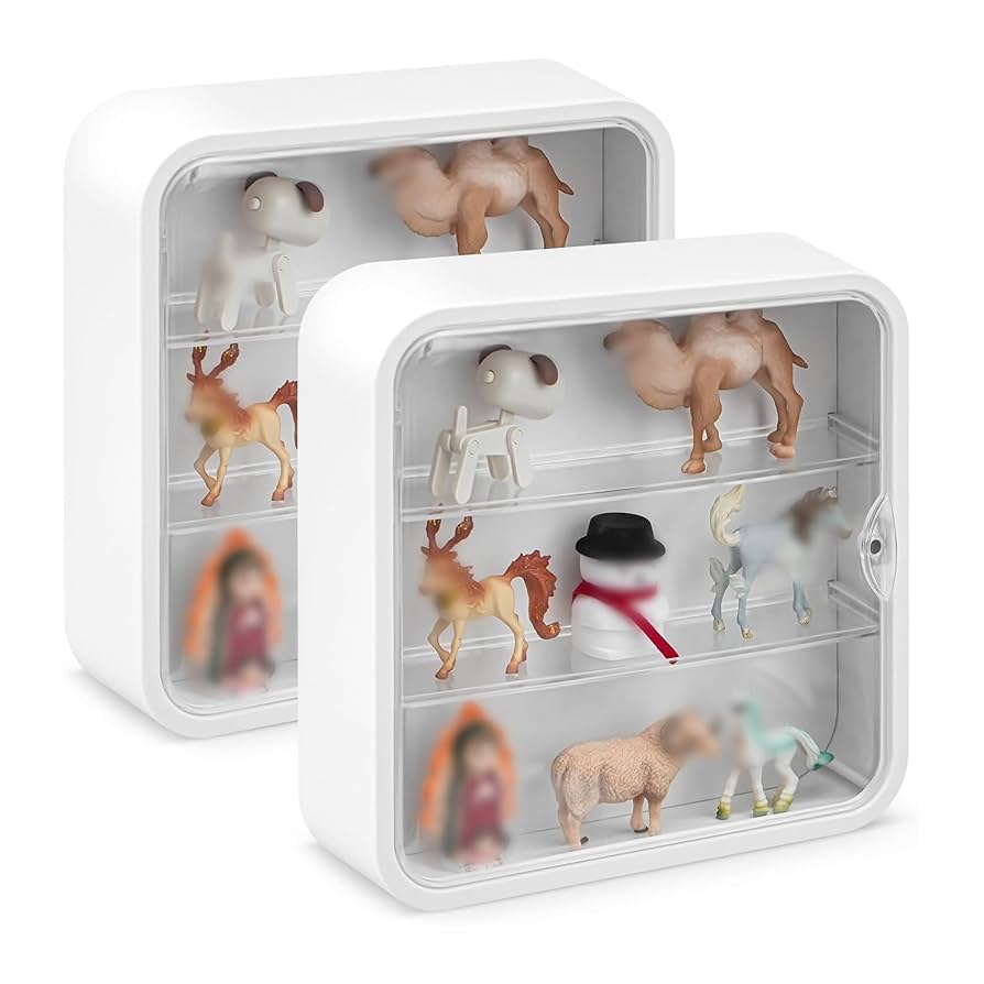 Amazon.co.jp: フィギュアケース 2pcs 3段 コレクションケース